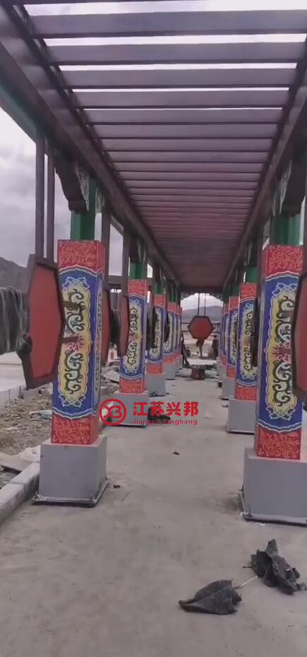 江苏兴邦——西藏长廊安装案例